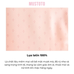 MB38 | MUSTOTO Bộ Mặc Nhà Lụa Pyjama Đồ Ngủ Tay Dài Quần Dài
