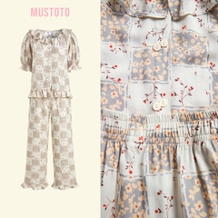 MB97 | Bộ Mặc Nhà Pijama Lyocell Quần Dài Thu Đông