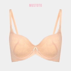 MA76 | [CÚP SÂU GỌNG MỀM] MUSTOTO Áo Lót Nữ Bra Ren Mút Mỏng 0.5cm