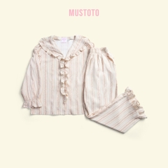MB99 | Bộ Mặc Nhà Pijama Lyocell Quần Dài Thu Đông