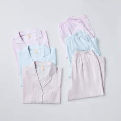 [EASY LYOCELL] Bộ Mặc Nhà Pijama Sọc Vải Lyocell Mềm Mát (MB89)