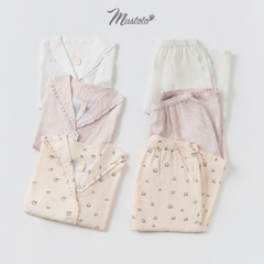 MB82 | [EASY LYOCELL] MUSTOTO Bộ Mặc Nhà Tay Ngắn Quần Lửng Mềm Mại