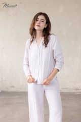 [EASY LYOCELL] Bộ Mặc Nhà Pijama Sọc Vải Lyocell Mềm Mát (MB89)