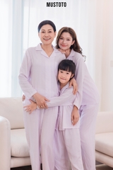 MB8901 | MUSTOTO Bộ Pyjama Mặc Nhà Cho Bé Mặc Đôi Cùng Mẹ