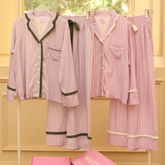 MB98 | Bộ Mặc Nhà Pijama Lyocell Thu Đông Quần Dài