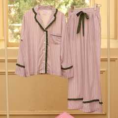 MB98 | Bộ Mặc Nhà Pijama Lyocell Thu Đông Quần Dài