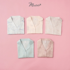 MB34 | MUSTOTO Bộ Pyjama Lụa Mặc Nhà Cao Cấp Tay Ngắn Quần Dài