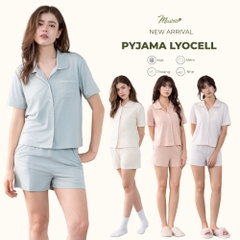 [EASY LYOCELL] Bộ Pijama Mặc Nhà Nữ Ngắn Thun Lyocell Mềm Mát (MB71)