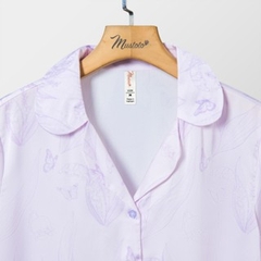 Bộ Pyjama Lụa Linh Lan Cao Cấp (MB33)