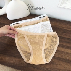 Combo Quần Lót Lưng Thấp Ren Hoa Lài (MQ82)