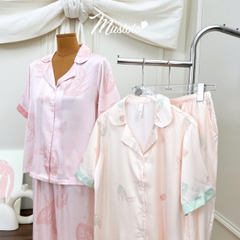 Bộ Pyjama Lụa Dài Cao Cấp (MB56)
