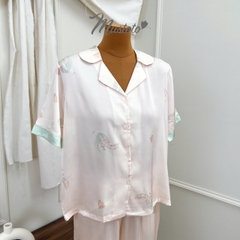 Bộ Pyjama Lụa Dài Cao Cấp (MB56)