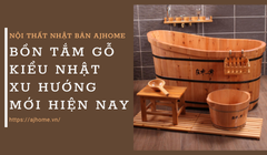 Bồn tắm gỗ kiểu Nhật – Xu hướng mới hiện nay