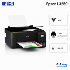 Máy In Phun Màu Đa Năng Epson L3250 WiFi Chính Hãng