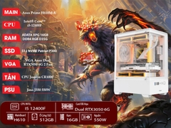PC gaming cấu hình cao i5 12400f/16/512/RTX 3050