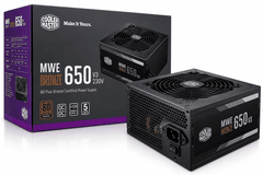 Nguồn Cooler Master MWE Bronze 650 V3 230V 80 Plus Chính Hãng