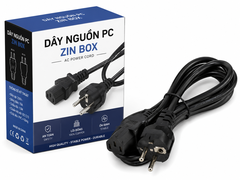 Dây nguồn PC Zin Box chính hãng cho máy tính để bàn
