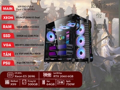 PC Dual Xeon 2696/64GB/RTX 2060