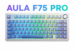 Bàn phím cơ AULA F75 PRO 3 Mode Chính Hãng