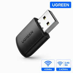 USB Thu WiFi 6 UGREEN AX900 Băng Tần Kép Chính Hãng