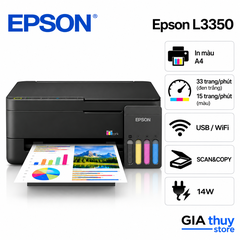 Máy In Epson L3350 – In Phun Màu Đa Năng, Wi-Fi
