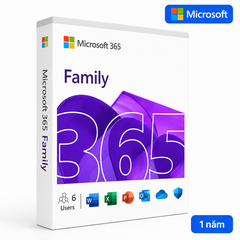 Phần mềm M365 Family Subscr PK Lic 1YR Online APAC EM ESD