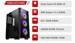 PC Gaming giả lập NYX GT Xeon E5 2696/32/256/VGA 16GB