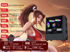 PC Gaming NYX i7 10700F/16GB512GB/RTX 3060 8GB All New