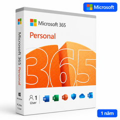 OFFICE 1 NĂM- Phần mềm M365 Personal Subscr PK Lic 1YR Online APAC EM ESD