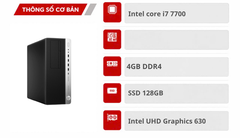 Máy tính đồng bộ HP ProDesk 800 G4 I7 7700/4GB128GB/DVDRW