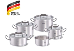 Bộ nồi Fissler Original Profi 4 nồi 1 quánh, vung thép | Made in Germany