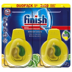 Tinh Dầu Treo Khử Mùi FINISH-Deo Citrus & Limette – Duo Pack