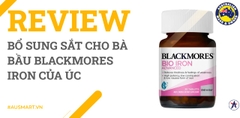 Review Bổ sung sắt cho bà bầu Blackmores Iron của Úc