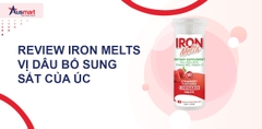 Review Iron Melts Vị Dâu Bổ Sung Sắt Của Úc