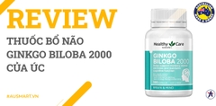 Review thuốc bổ não Ginkgo Biloba 2000 của Úc