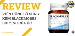 Review Viên uống bổ sung Kẽm Blackmores Bio Zinc của Úc