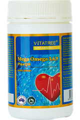 Viên uống Vitatree Mega Omega 3,6,9 Plus Q10
