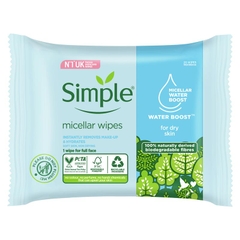 Khăn giấy tẩy trang Simple Micellar Facial Wipes