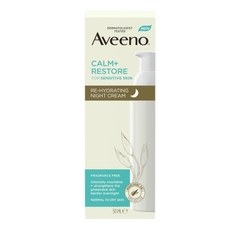 Kem dưỡng ẩm ban đêm Aveeno Calm and Restore Rehydrating Night Cream