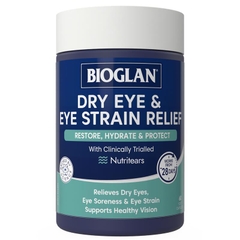 Viên uống hỗ trợ giảm khô mắt và mỏi mắt Bioglan Dry Eye & Eye Strain Relief