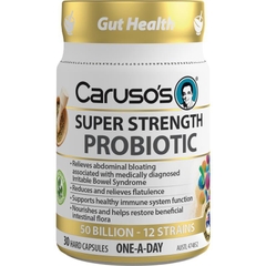 Viên uống bổ sung lợi khuẩn Carusos Super Strength Probiotic