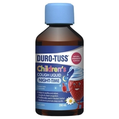Siro giảm ho ban đêm cho trẻ em DURO-TUSS Children's Cough Liquid Night-Time Strawberry