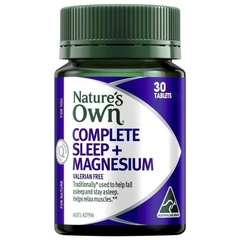 Viên uống hỗ trợ giấc ngủ Nature's Own Complete Sleep + Magnesium