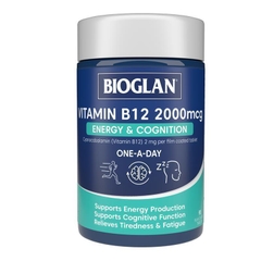 Viên uống bổ sung Bioglan Vitamin B12 2000mcg