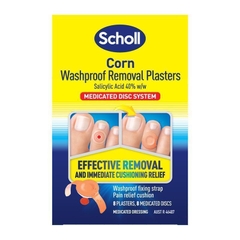 Miếng dán trị mắt cá chân chống nước Scholl Corn Removal Plaster Water Proof