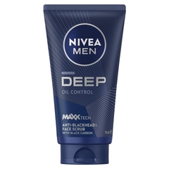 Sữa rửa mặt tẩy tế bào chết cho nam Nivea for Men Deep Face Scrub