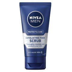 Sữa rửa mặt tẩy tế bào chết Nivea Men Protect & Care Exfoliating Facial Scrub