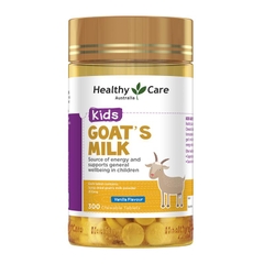 Viên nhai sữa dê vị vani Healthy Care Goat Milk Vanilla Flavour Chewable
