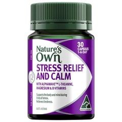 Viên uống hỗ trợ giảm căng thẳng và thư giãn Nature's Own Stress Relief & Calm