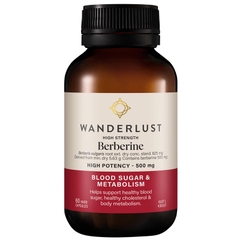 Viên uống hỗ trợ đường huyết Wanderlust High Strength Berberine Blood Sugar Support